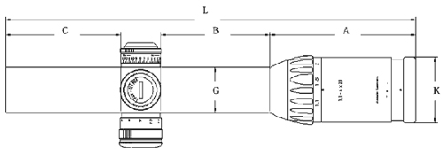 Scmidt Bender Scope Dimensions
